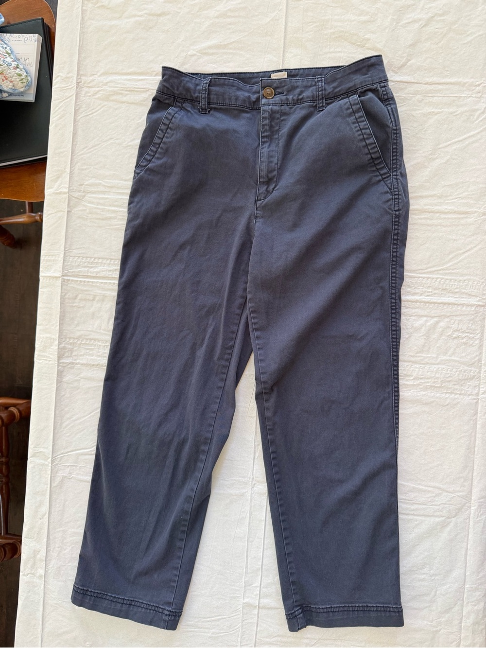 GAP Women’s Girlfriend Navy Khakis